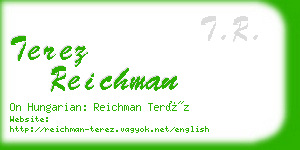 terez reichman business card